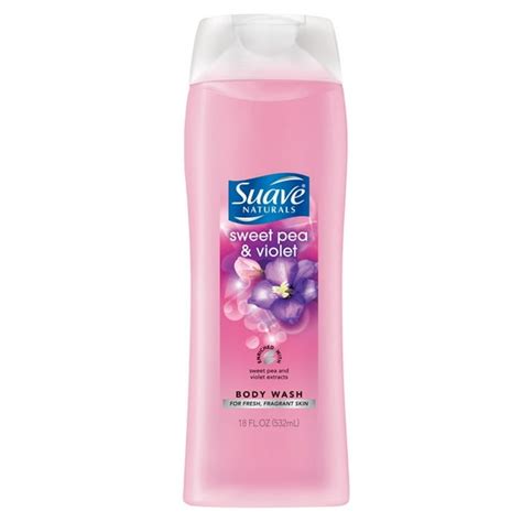 Suave Naturals Body Wash Sweet Pea And Violet 18 Oz