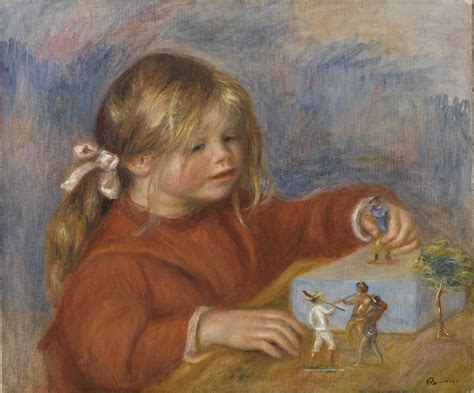 Claude Renoir Jouant Les Petits Mo