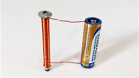 Easy Way To Make Electromagnet Science Project Youtube