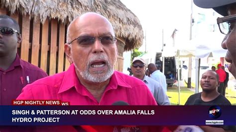 Singh And Patterson At Odds Over Amalia Falls Hydro Project Youtube