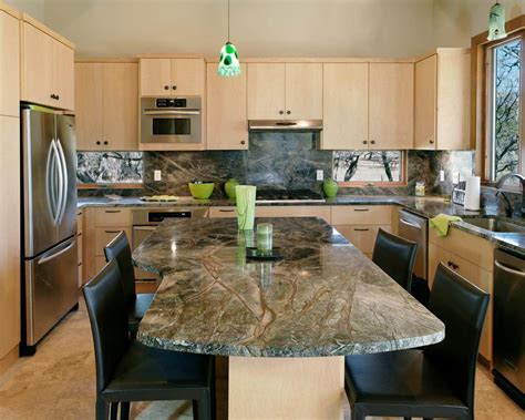 Mixed Granite Kitchen Design Ideas And Photos Theydesign