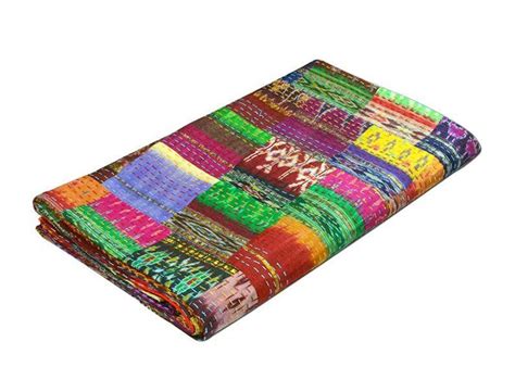 Patchwork Decorative Throw Blanket Multi Color Super Soft Warm Etsy
