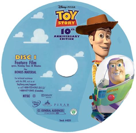 Toy Story Discs 1 Disney Dvd Reprint By Voltron5051 On Deviantart