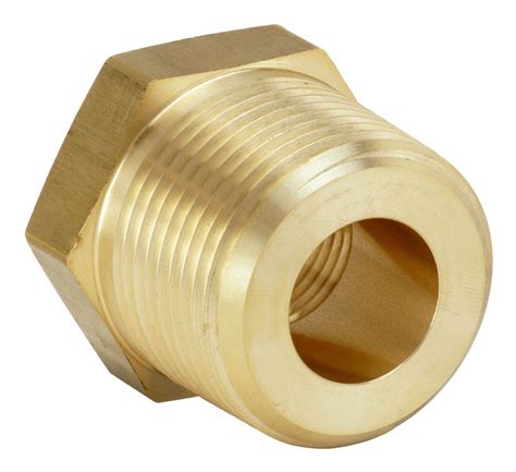 Parker Reducing Adapter Brass 1 In X 12 In Fitting Pipe Size Male