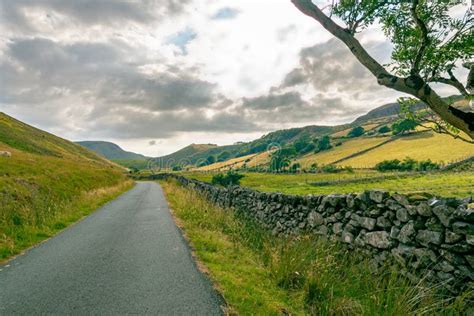 A Welsh Country Road Stock Image Image Of British Hill 2340925
