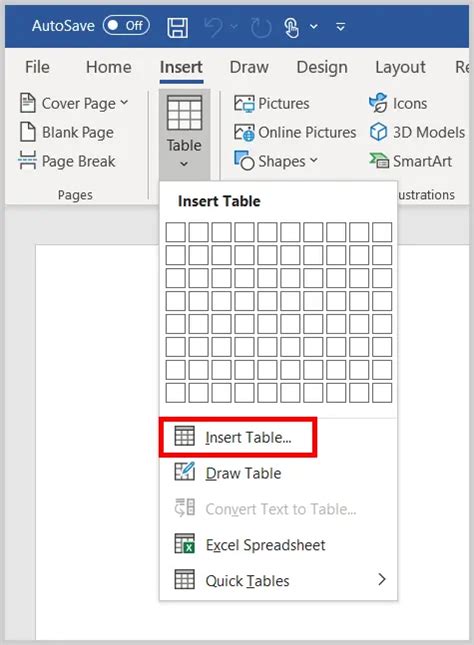Three Ways To Insert Tables In Microsoft Word Riset