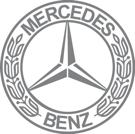 Download Mercedes Benz Laurel Wreath Vintage And Star Logo Vector Mercedes Benz Logo Alt Png