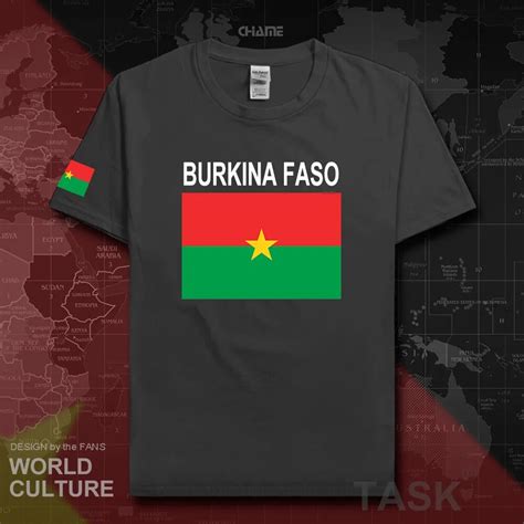 Burkina Faso Mens T Shirt 2017 Jerseys Nation Team Tshirt 100 Cotton T
