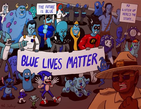 Artstation Blue Lives Matter