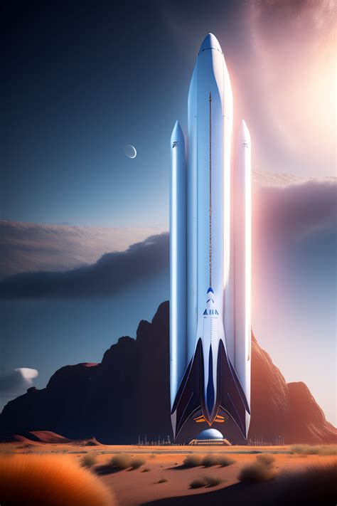 Lexica 50mm Photograph Of Spacex Starship Designed By Spacex