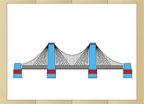How To Draw Suspension Bridges 11 Steps With Pictures Wikihow