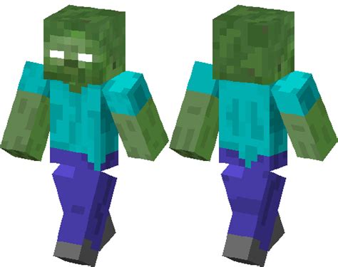 Updated Zombie Herobrine Minecraft Skin