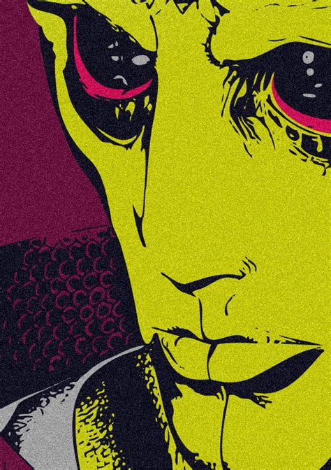 Thane Krios Portrait From Mass Effect Pop Art Inspired Poster Etsy