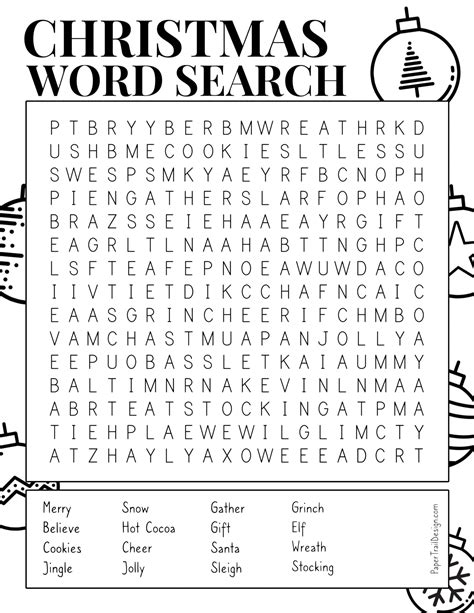 Christian Christmas Word Search Monster Word Search Christmas Word