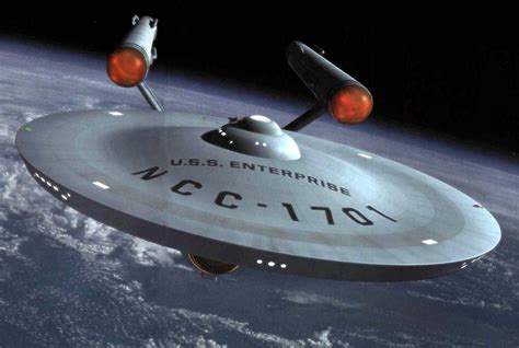 Starship Uss Enterprise Over Earth Jeffrey Pratt Flickr