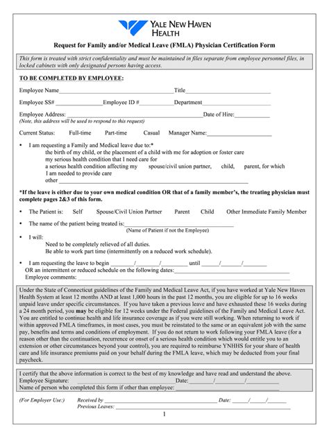 Union Fmla Form Printable Fill Out And Sign Printable