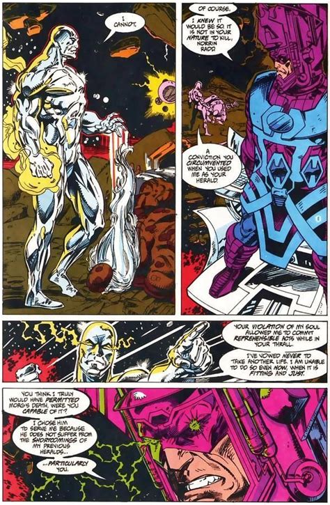 Silver Surfer And Galactus Silver Surfer Comic Book