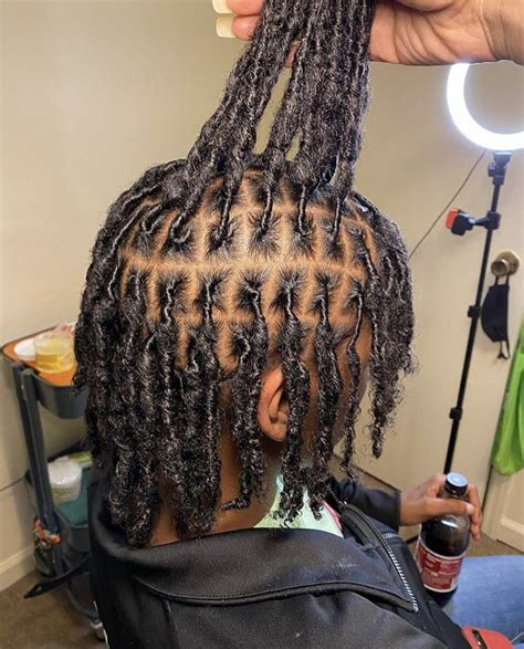 Pin By Niyah On Dreads♥️ Short Locs Hairstyles Curly Hair Styles