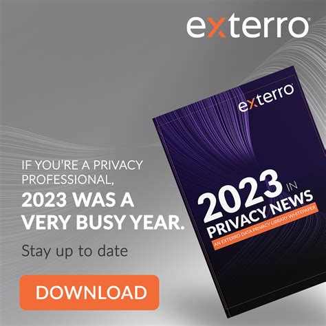 Privacy News Highlights A Look Back At 2023 Exterro