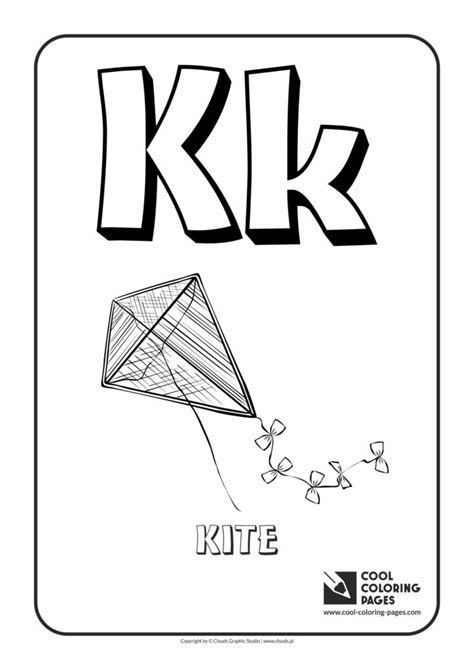 It is a fun and very visual way for the kids to see what skills they have mastered and document the child's. Cool Coloring Pages Letter K - Coloring Alphabet - Cool ...