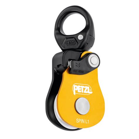 Petzl Spin L Pulley High Efficiency Pulley With Swivel Cascade