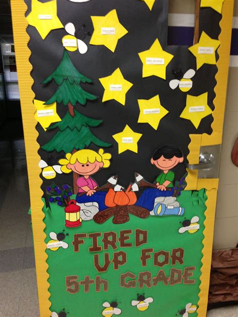 Others can be accessed in the member's area , or in the kidsparkz activity pack store. Door decoration | Camping classroom, Camping theme ...