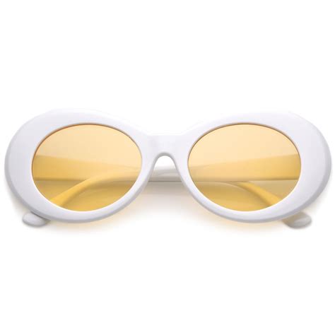 retro 90 s fashion oval round pantone lens sunglasses c441 1990s fashion trends new fashion