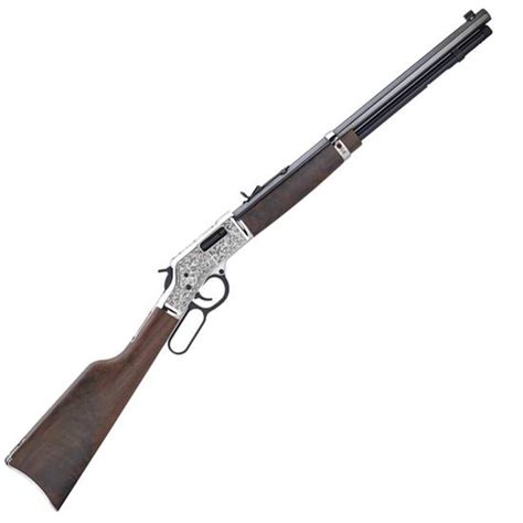 Henry Big Boy Silver Deluxe Engraved Lever Action Rifle 45 Colt 20