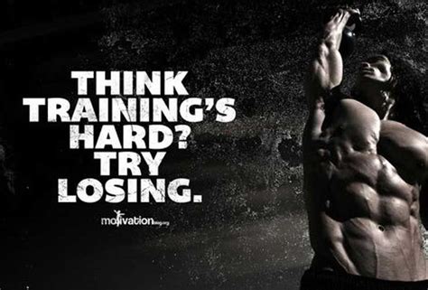 Think Trainings Hard Try Losing Nike Motivation Quotes Fitness
