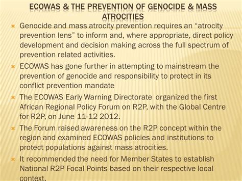 The Ecowas Early Warning System Ppt Video Online Download
