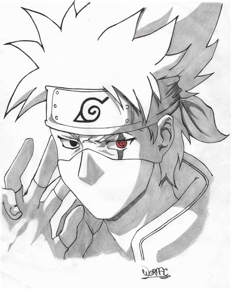 Hatake Kakashi Aprenda A Desenhar Assim Naruto A Lapiz Naruto Images