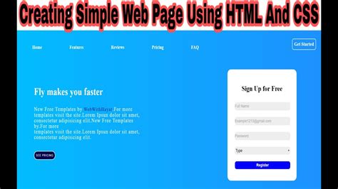 How To Create A Website Using Html Css Step By Step Tutorial Youtube Vrogue Co