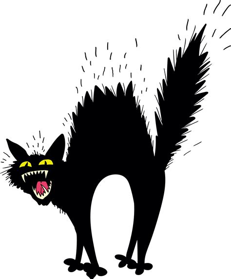 Scared Black Cat Clip Art 10 Free Cliparts Download Images On