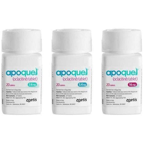 Apoquel Tablets Itching Relief Dogs 54mg Per Tablet