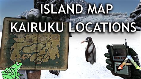 Island Map Kairuku Locations Organic Polymer Ark Survival Evolved Youtube