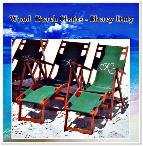 Wood Beach Chair Weekly Rental North Strand Beach Service