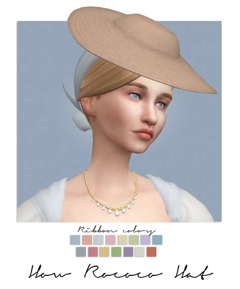 Ts4 How Rococo Dress And Hat History Lovers Sims Blog