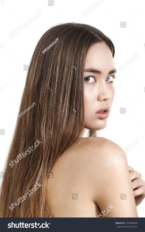 Naked Closeup Girl Portrait Foto Stock 270508904 Shutterstock