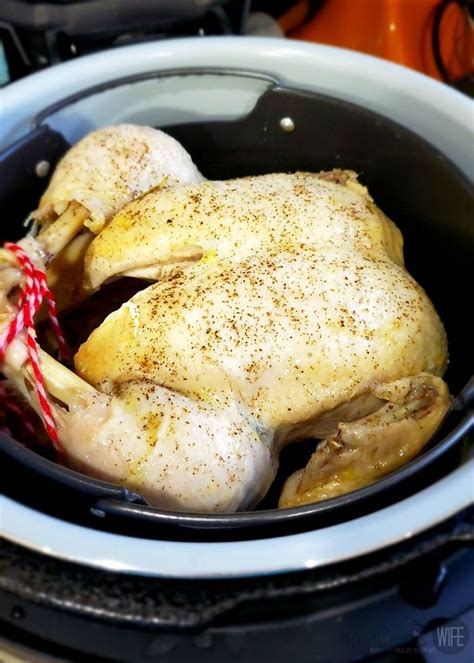 I finally get what all the hype is about. Ninja Foodi Instant Pot Whole Roast Chicken - Big Bear's Wife
