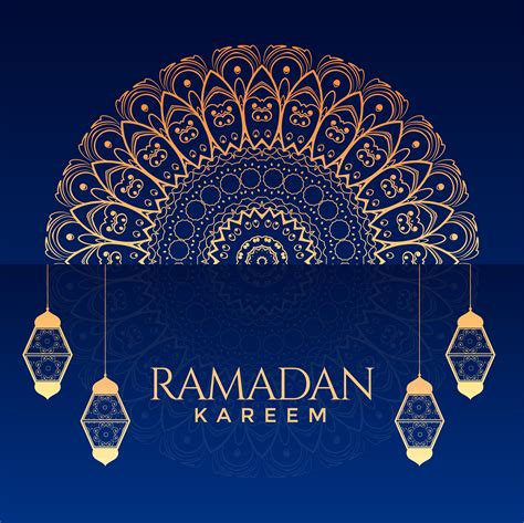 Ramadan Kareem Ornamental Decorative Background Download Free Vector