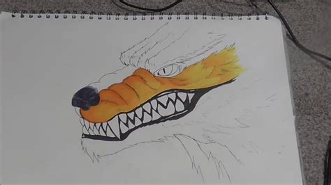 Drawing The Nine Tailed Fox Naruto Copic Ciao And25