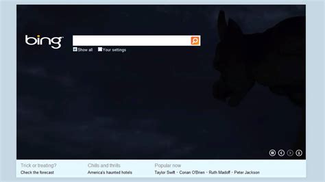 Halloween Bing Homepage Youtube