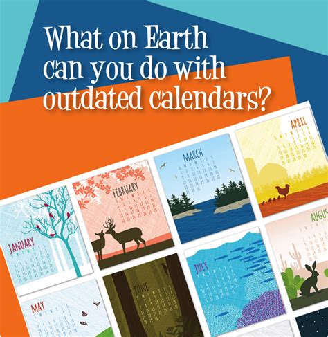 What On Earth Can You Do With Old Calendars Eco Friendly Ideas For
