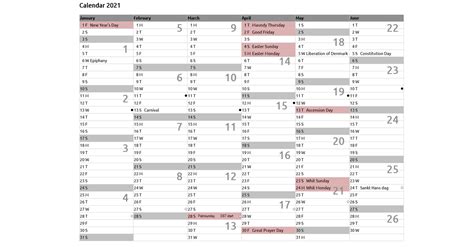 Calender For 2023 With Public Holidays In Denmark Observances And Week