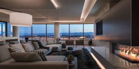 High Rise View Apartment At The Four Seasons Denver Modern Houses
