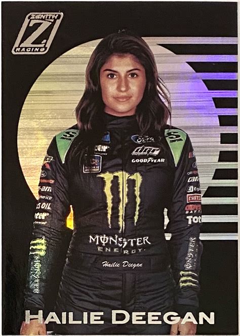 Hailie Deegan 2021 Panini Chronicles Zenith Racing Nascar Card Kbk Sports