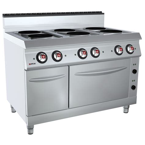 6 Plates Commercial Electric Stove Oven Gn21 Unit 700