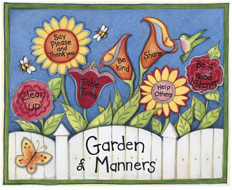 Solve Garden Of Manners Jigsaw Puzzle Online With 238 Pieces