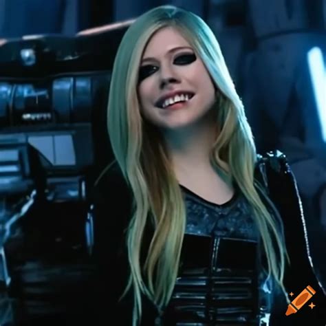 Avril Lavigne In A Scene Reminiscent Of Star Wars On Craiyon