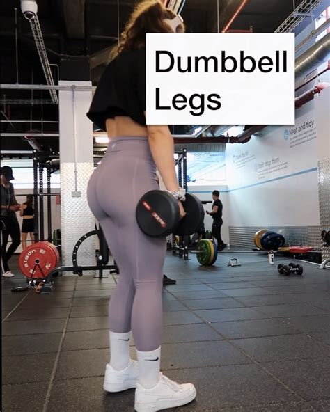 Dumbbell Leg Circuit Ive Been Doing These Recently